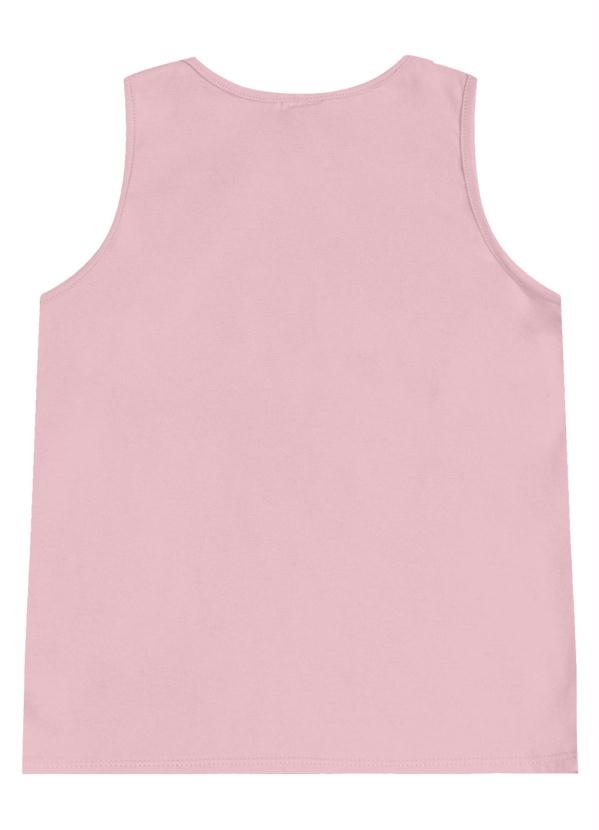 

Blusa Regata Rosa Menina