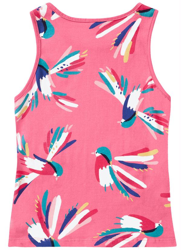 

Blusa Regata Rosa Menina