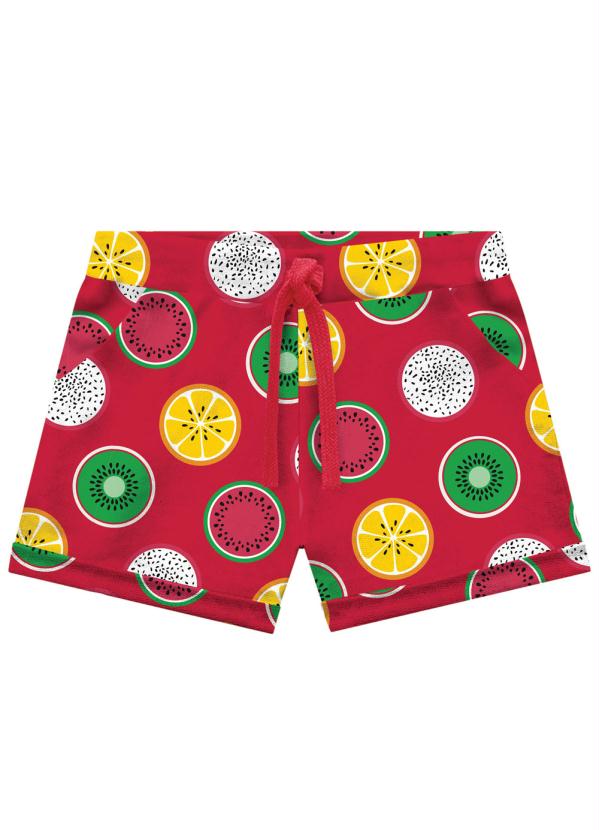 

Short Infantil Feminino Vermelho