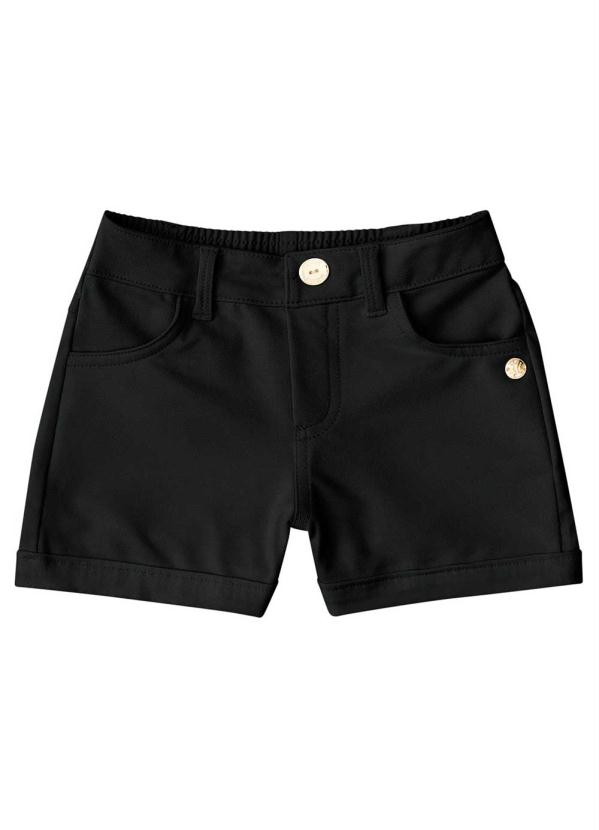 

Short Infantil Preto