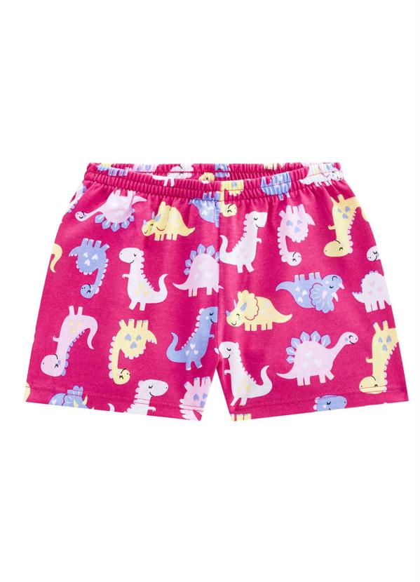 

Short Pijama Infantil Feminino Rosa