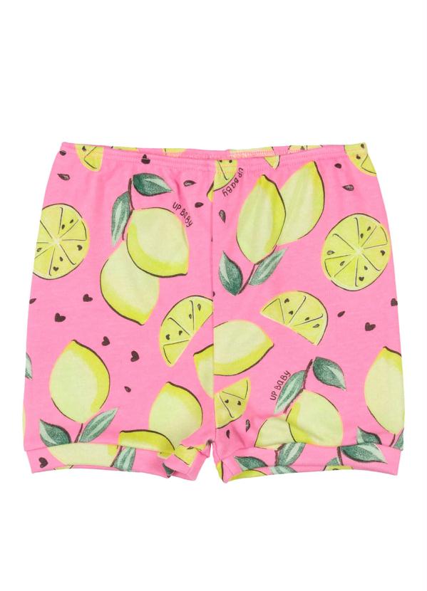 

Shorts Bebê Menina em Suedine Rosa