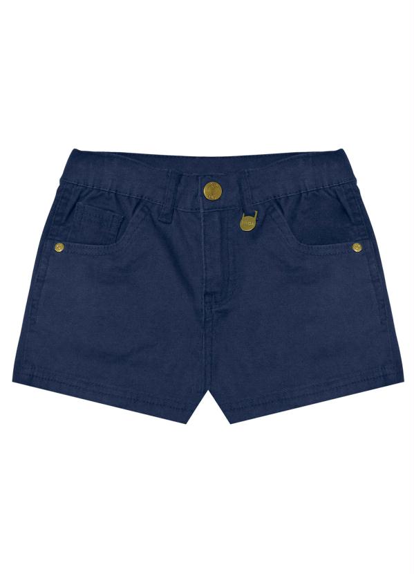 

Shorts Infantil Feminino Azul