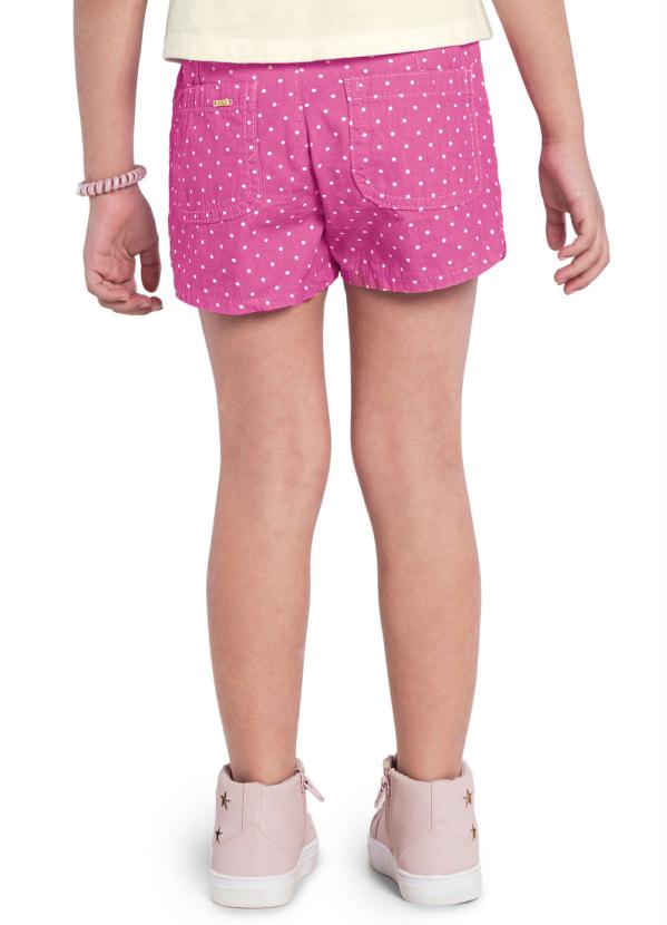 

Shorts Rovitex Kids Feminino Rosa