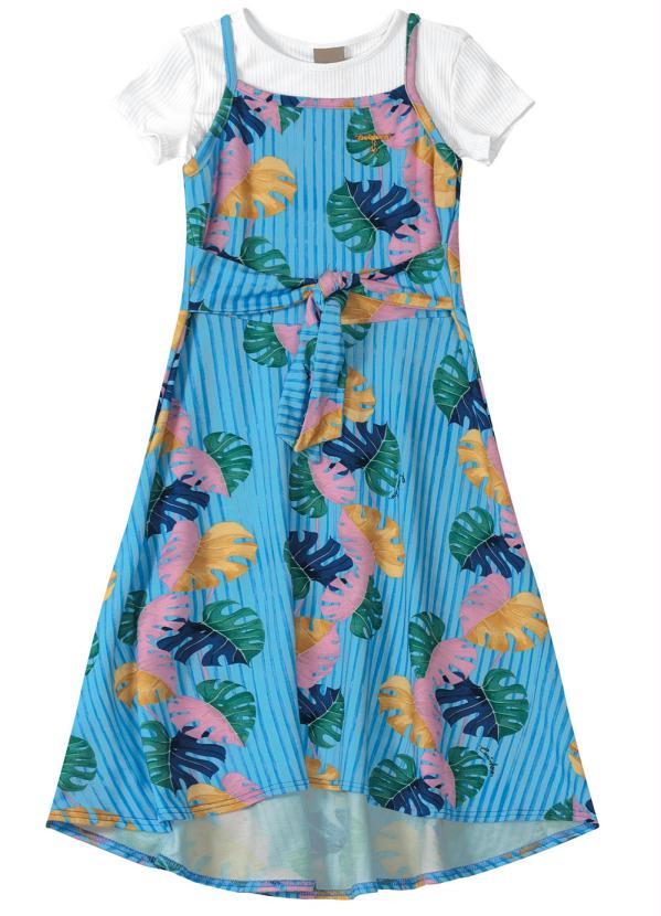 

Vestido Azul Tropical Enjoy