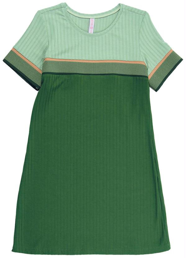 

Vestido Feminino Infantil Curto Verde