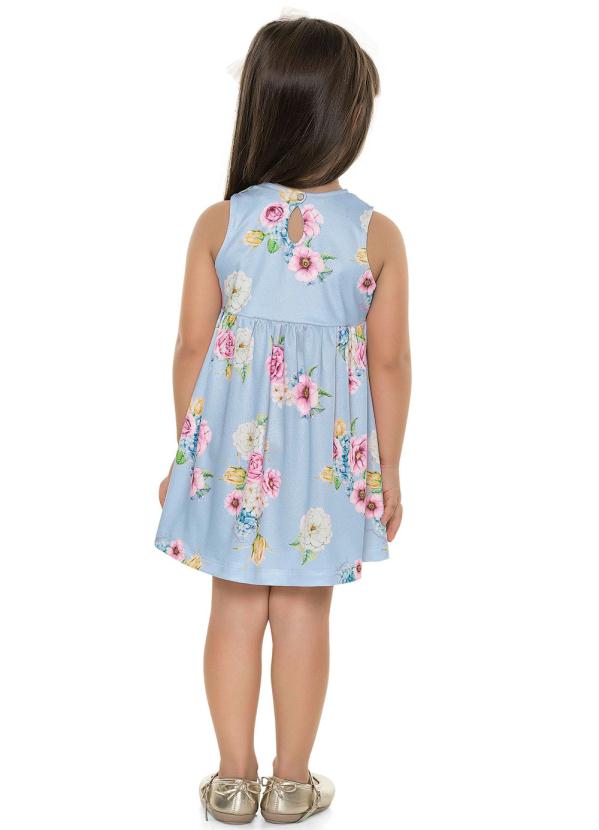 

Vestido Floral Azul