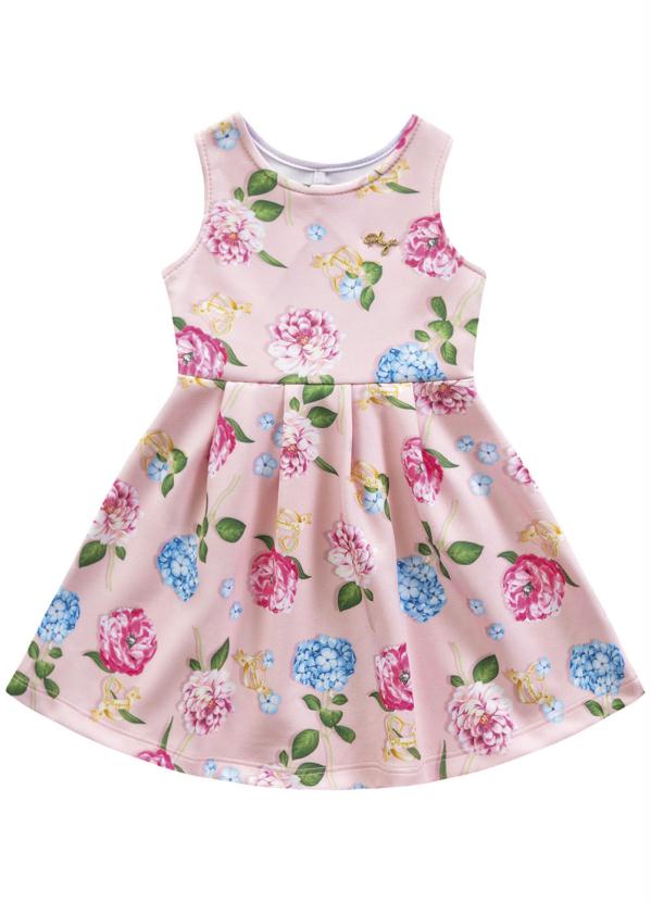 

Vestido Floral Playground Rosa