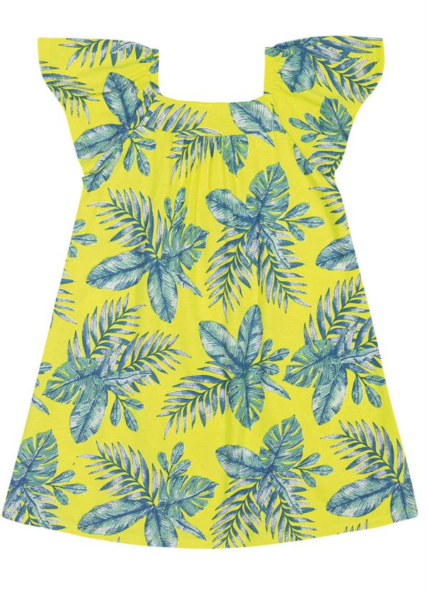 

Vestido Infantil Amarelo