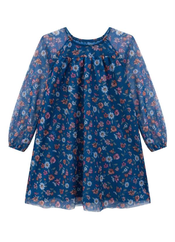 

Vestido Infantil Azul