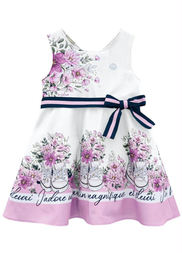 

Vestido Infantil Branco