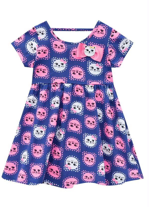 

Vestido Infantil Feminino Azul