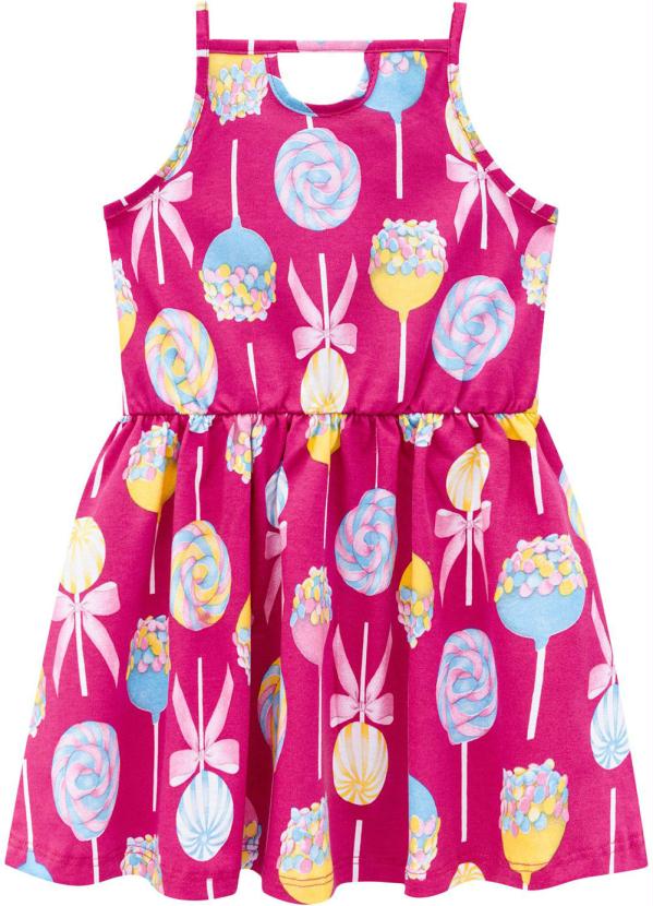 

Vestido Infantil Feminino Rosa