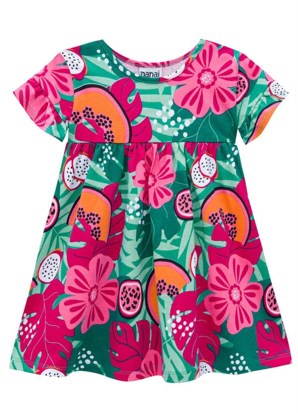 

Vestido Infantil Feminino Rosa, Verde