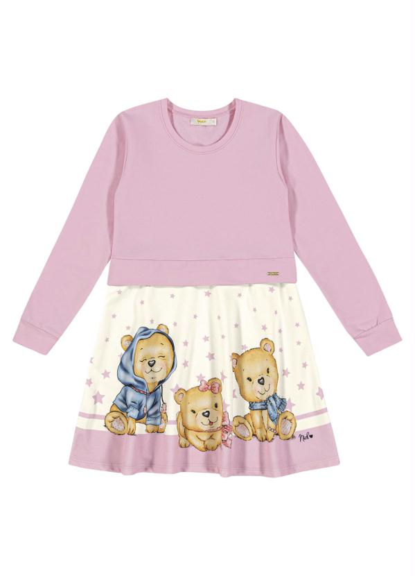 

Vestido Infantil Feminino Rosa