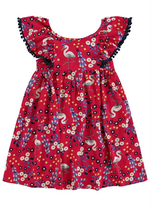 

Vestido Infantil Feminino Vermelho