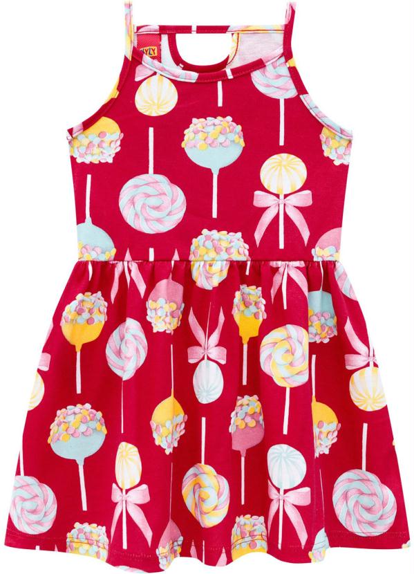 

Vestido Infantil Feminino Vermelho