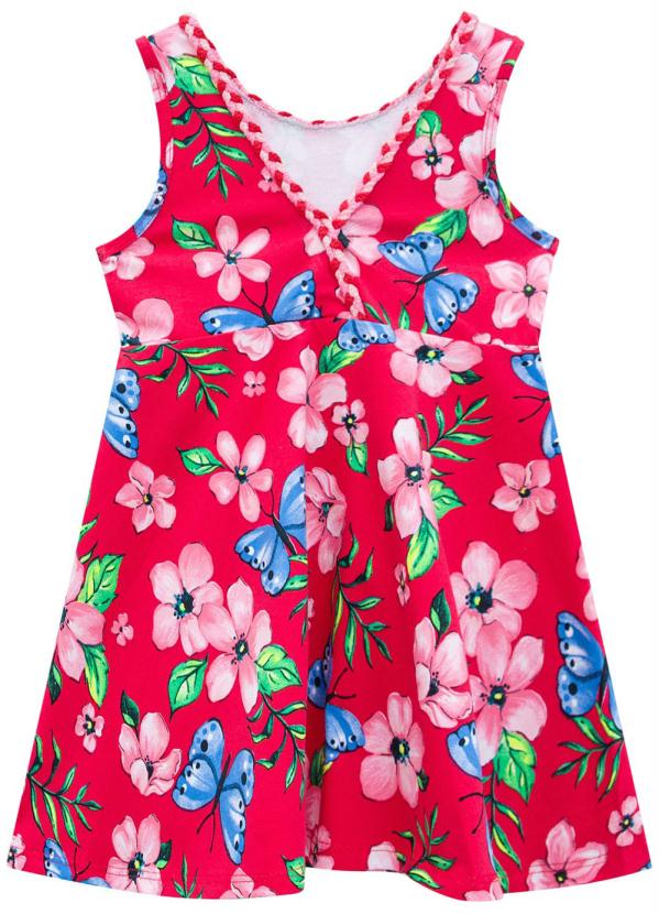 

Vestido Infantil Feminino Vermelho