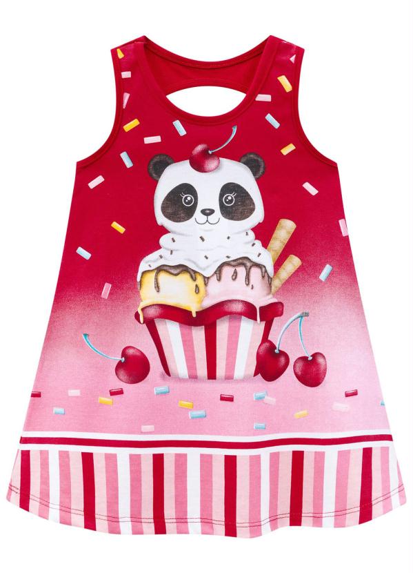 

Vestido Infantil Feminino Vermelho