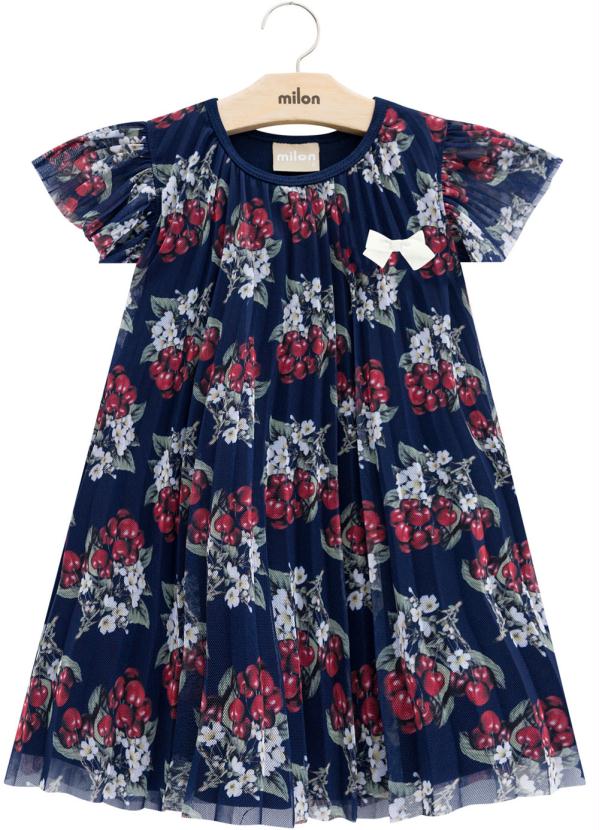 

Vestido Infantil Marinho, Azul