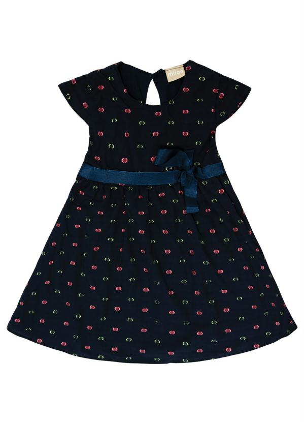 

Vestido Infantil Marinho, Azul