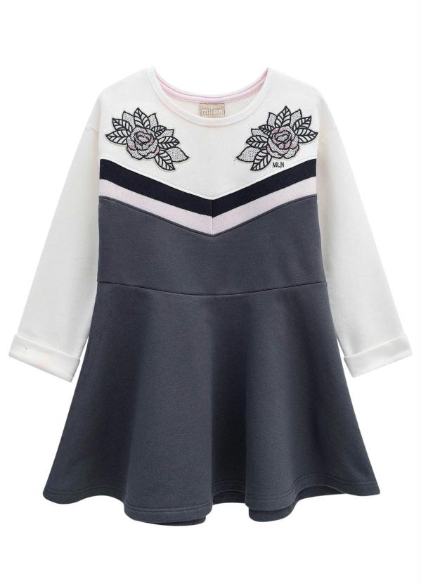 

Vestido Infantil Off White, Branco