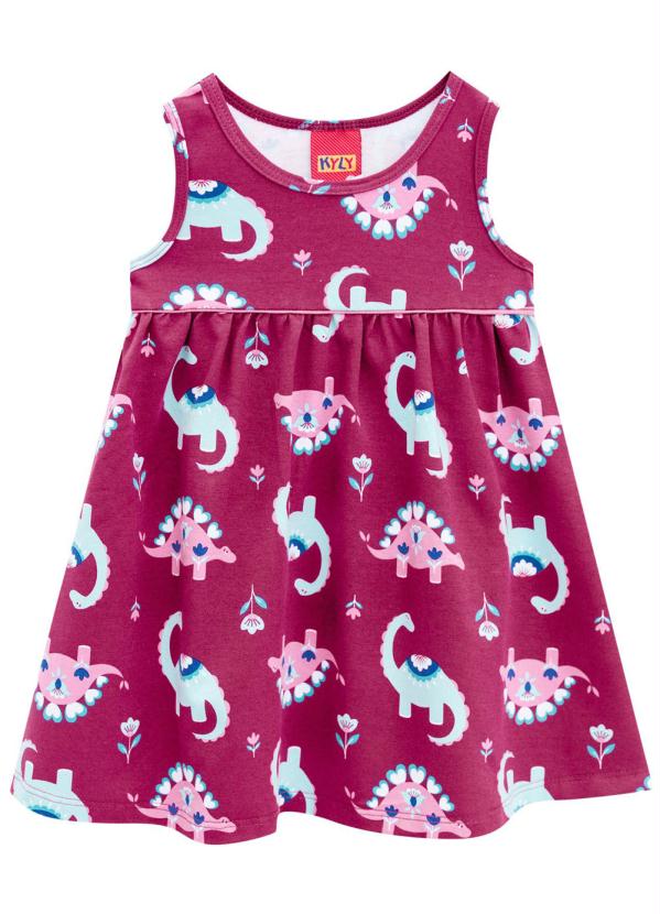 

Vestido Infantil Rosa