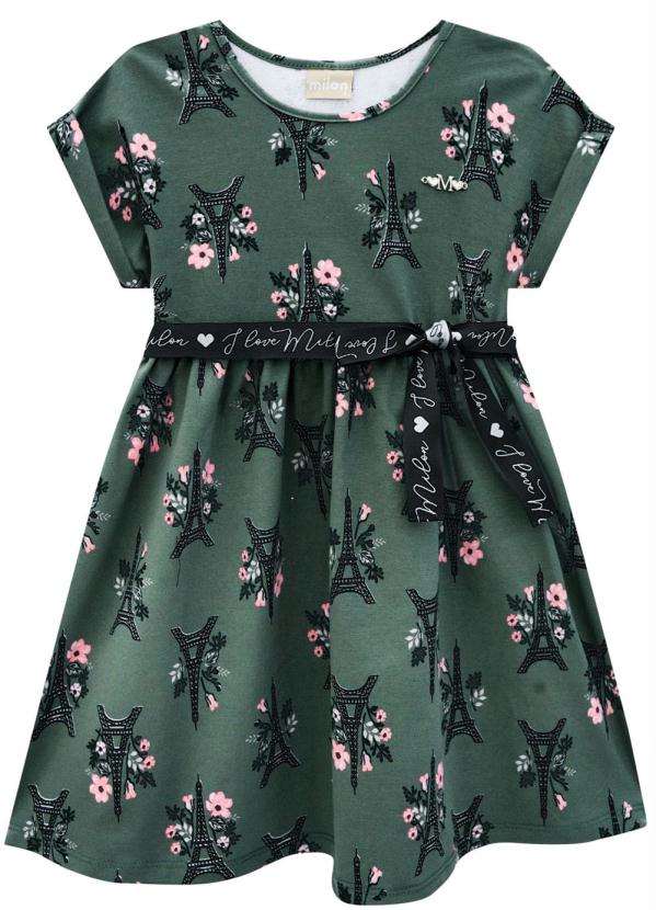 

Vestido Infantil Verde