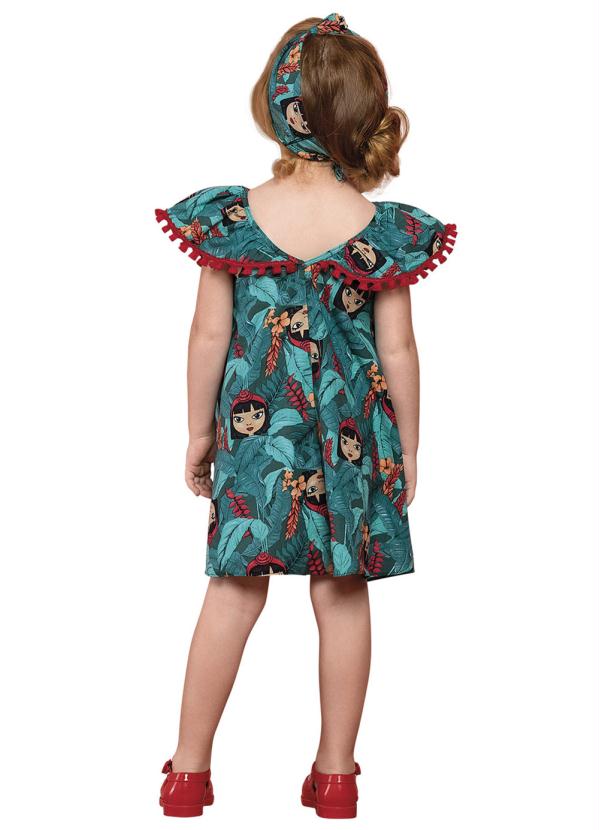 

Vestido Infantil Verde