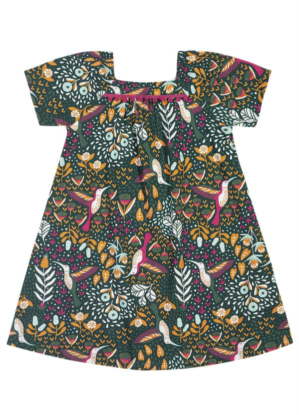 

Vestido Infantil Verde