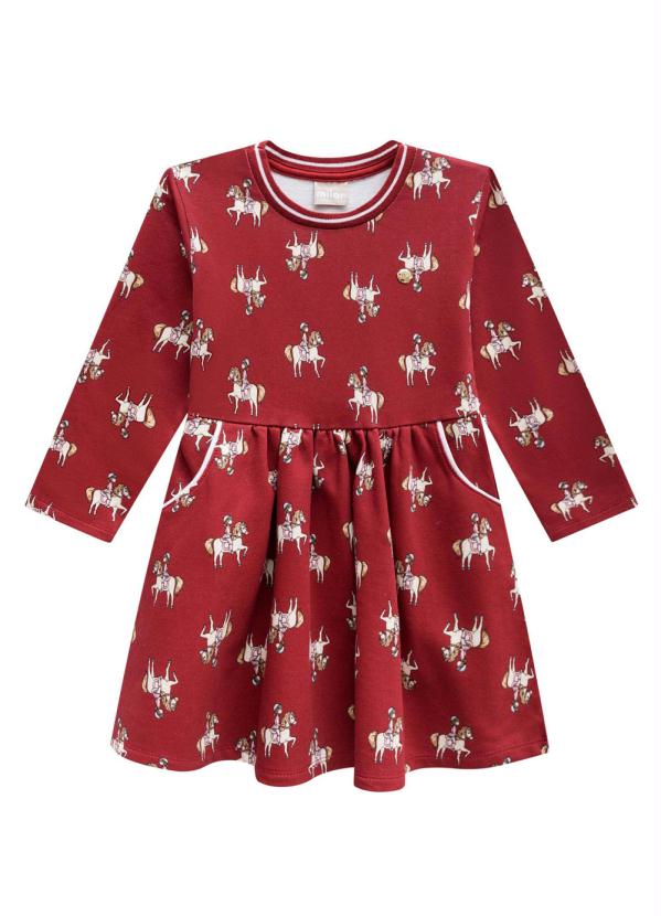 

Vestido Infantil Vermelho