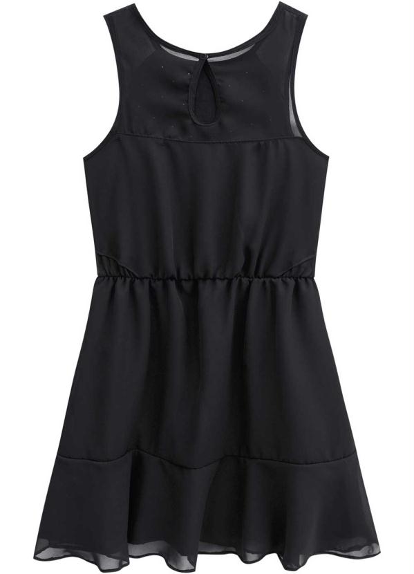 

Vestido Teen Preto