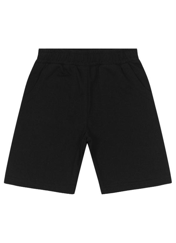 

Bermuda Básica Infantil Masculina Preto