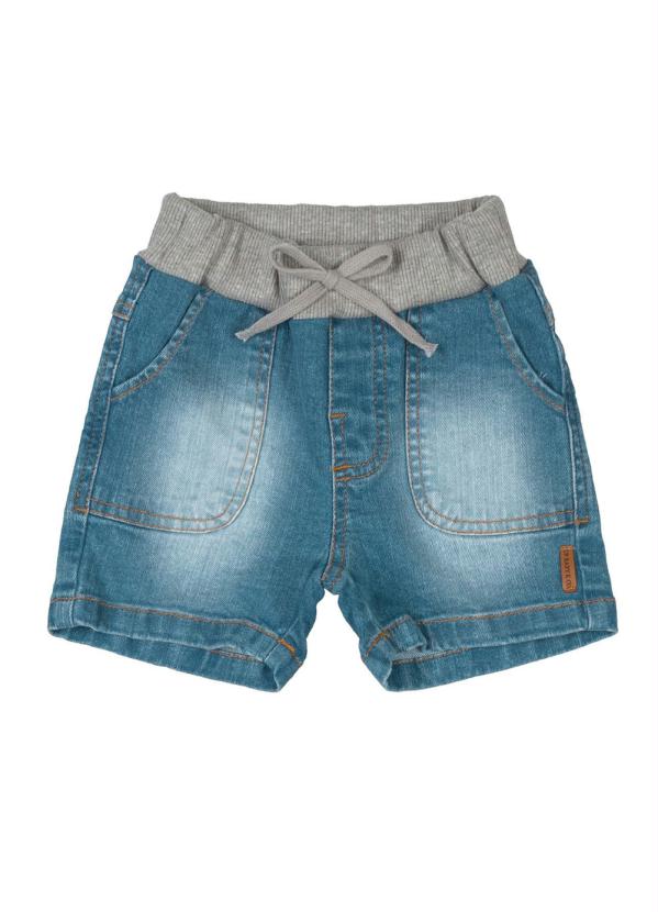 

Bermuda Infantil Jeans Azul