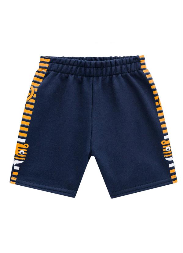 

Bermuda Infantil Masculina Marinho, Azul