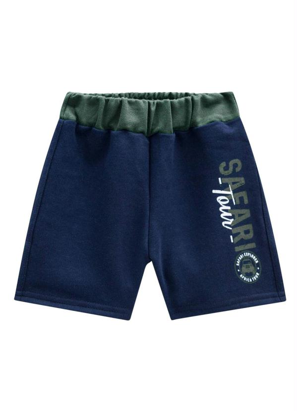 

Bermuda Infantil Masculina Marinho, Azul