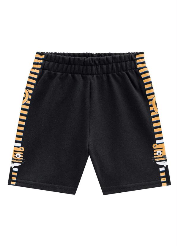 

Bermuda Infantil Masculina Preto