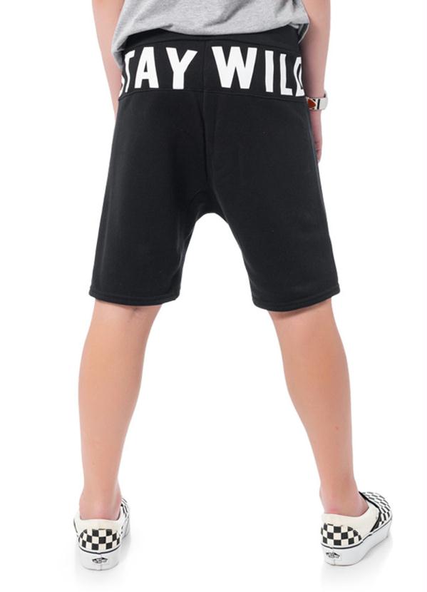 

Bermuda Teen Masculina Preto