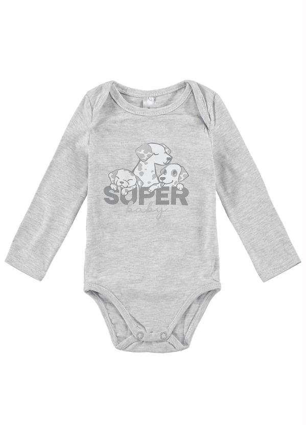 

Body Mescla Super Baby, Cinza