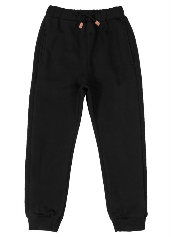 

Calça Infantil Jogger Básica Preto