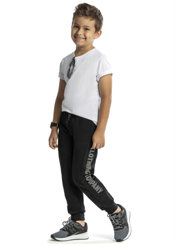 

Calça Jogger Masculina Infantil Preto