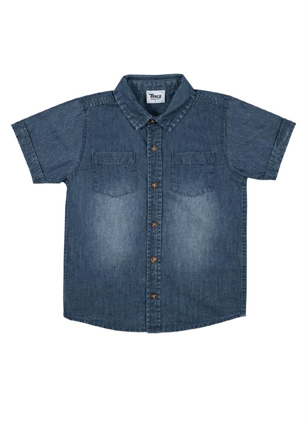 

Camisa Infantil Masculina Cinza