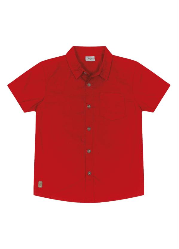 

Camisa Infantil Vermelho