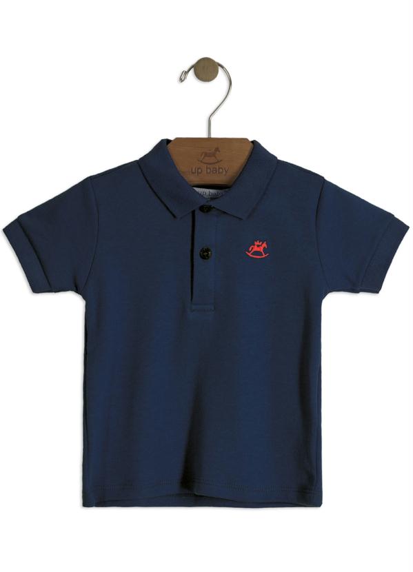 

Camisa Polo Infantil Azul Up Baby