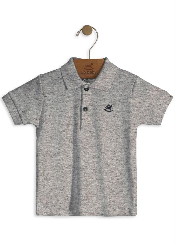 

Camisa Polo Infantil Cinza Up Baby