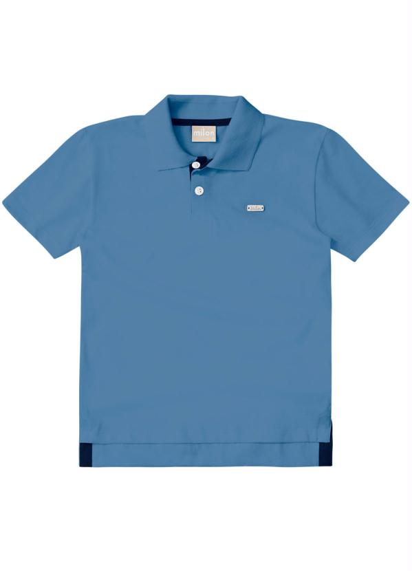 

Camisa Polo Infantil Masculina Azul