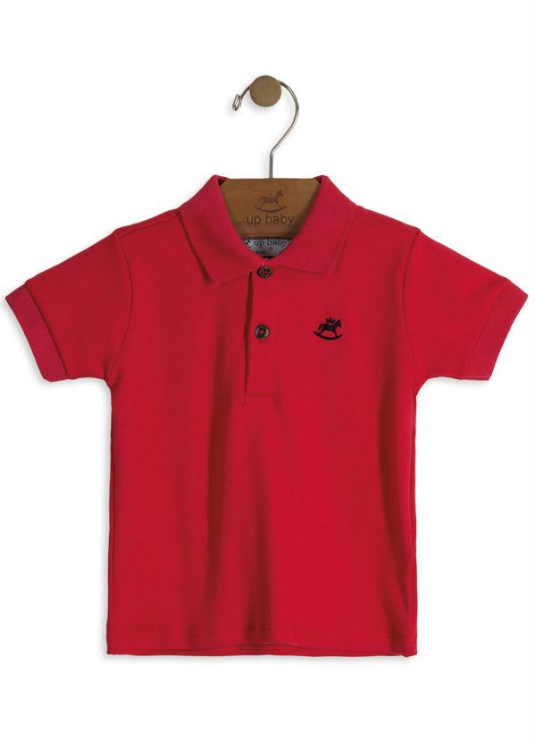 

Camisa Polo Infantil Vermelho Up Baby