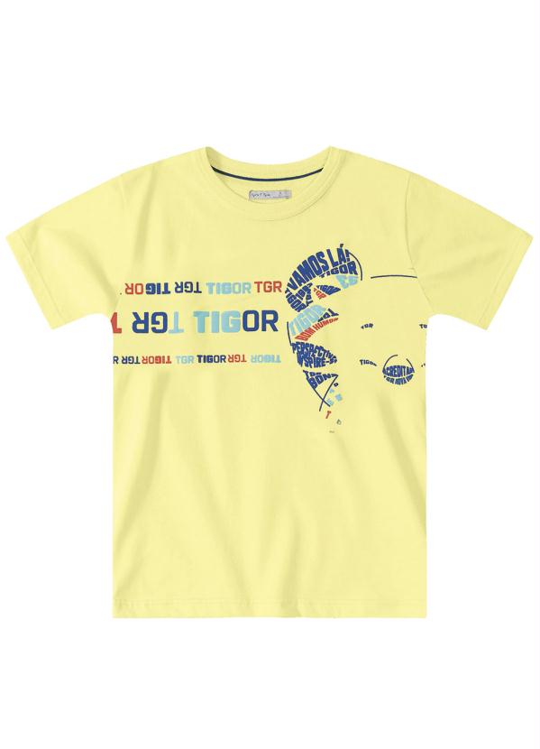 

Camiseta Amarela Menino, Amarelo