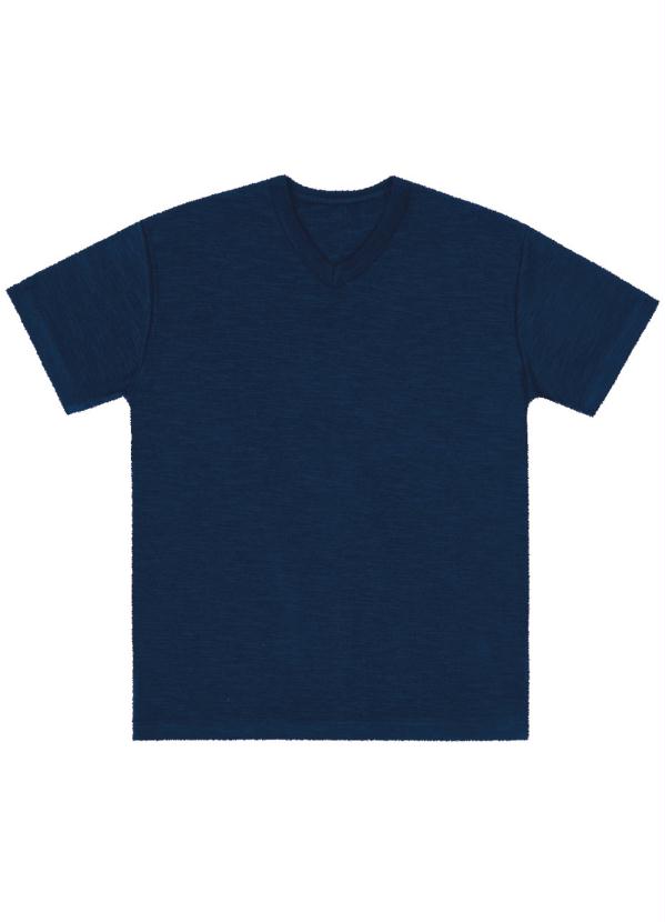 

Camiseta Azul Marinho Decote V