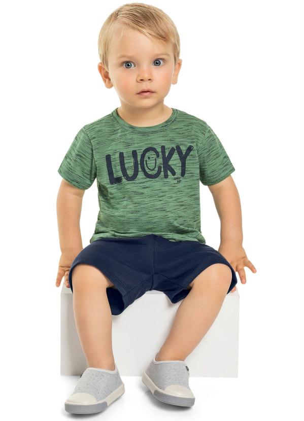 

Camiseta Bebê Menino Jetblack Verde